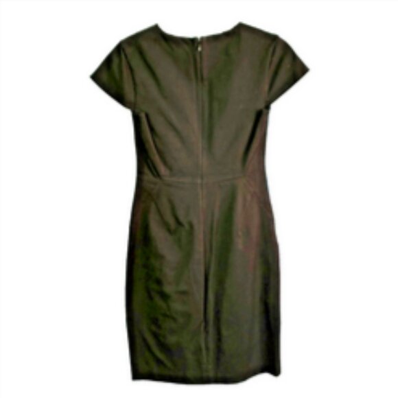 Banana Republic Women’s Black Sleeveless Split Neck Sheath Dress Size 0 NWT - Picture 1 of 8
